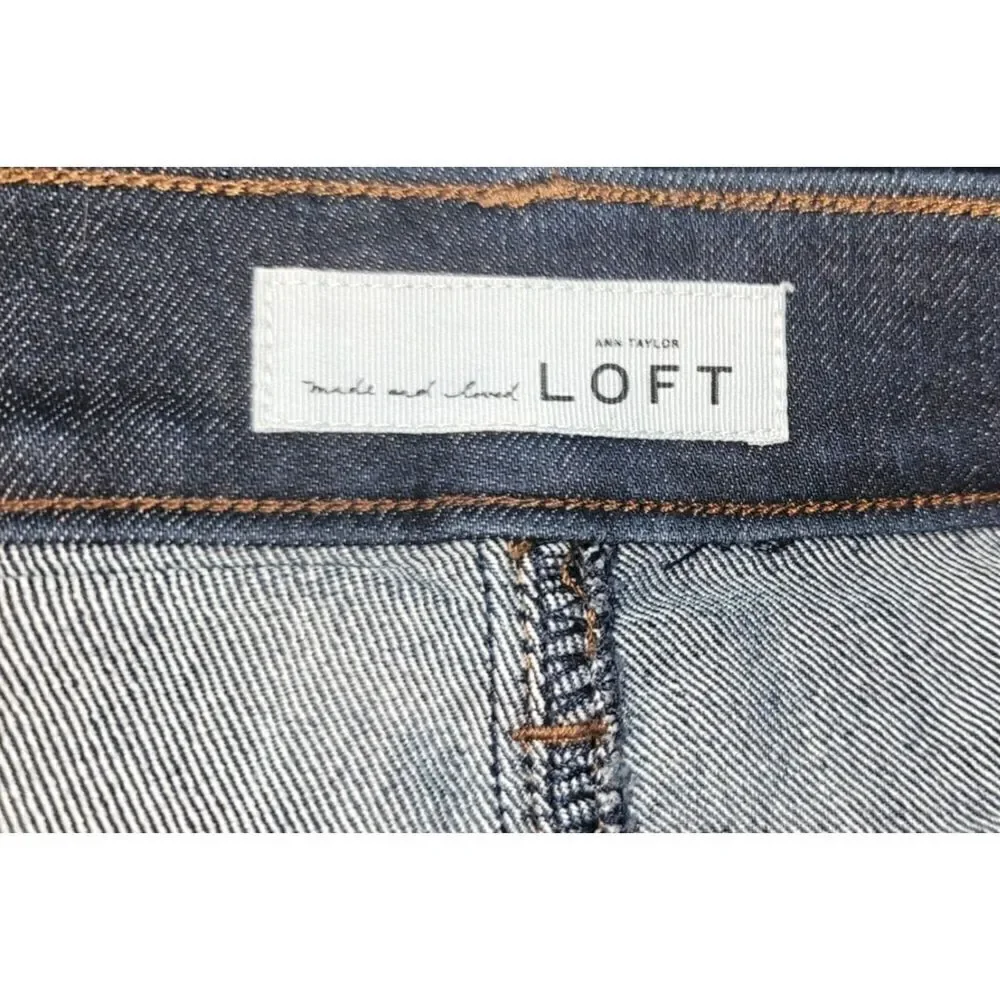 Ann Taylor Loft Modern Skinny Dark Wash Jeans - Size 26/2